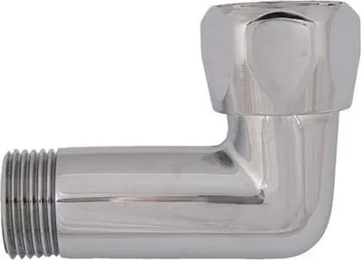 Zdjęcie produktu dla JS ANSCHLUSSBOGEN DN15,1/2"AG x 3/4"IG,VERCHROMT