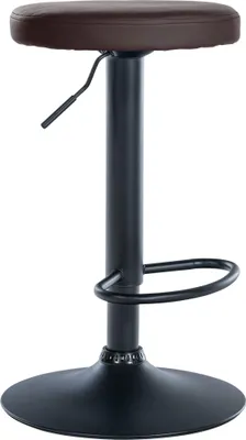 Produktbild von CLP Barhocker Ponte Kunstleder-Bezug braun Gestell Farbe schwarz