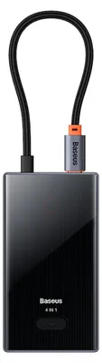 Produktbild von Hub USB-C Baseus PioneerJoy 4xUSB-A 3.0 - szary