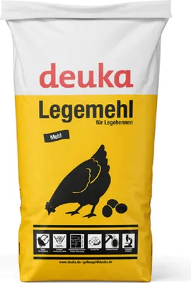 Produktbild von Deuka Legemehl 25kg Ergänzungsfuttermittel Legehennenfutter Hühnerfutter
