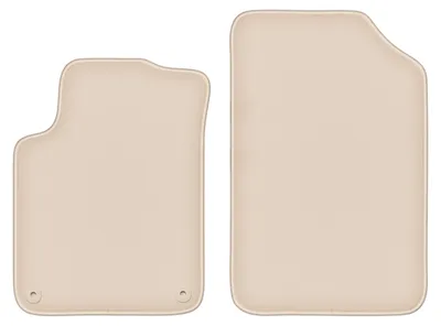 Produktbild von DURBAN Beige Velours-Fußmatten vorne für Citroen DS3 Cabrio (2015-)