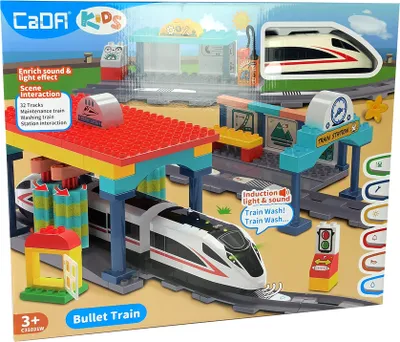 Produktbild von CADA Bahnhof-Bausteine, 108 Teile