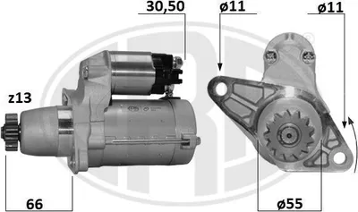 Immagine prodotto di ERA 221062A Motorino di avviamento 1,6 kW per TOYOTA AVENSIS station wagon (T25) 12 V