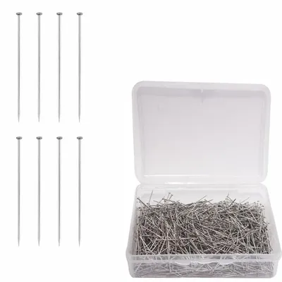 Productafbeelding van Naalden set, 1000 stuks, roestvrij staal, 0,6 mm x 28 mm, met opbergdoos