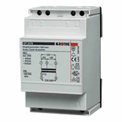 Obrázek produktu pro GROTHE zvonkový transformátor 230V 4/8/12V 3/2/2A f.AP REG