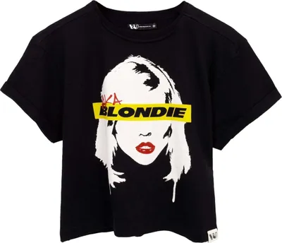 Image de Blondie - "AKA" Débardeur court pour femme NS6651 (3XL) (Noir/Blanc)