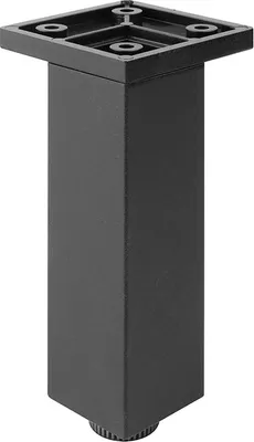 Produktbild von FP003 100 mm verstellbarer Möbelfuß, Mattschwarz