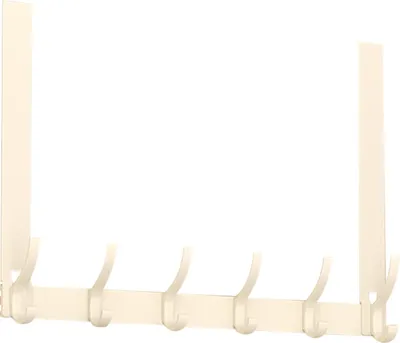 Produktbild von OKWISH Türgarderobe Edelstahl Türhakenleiste zum Einhängen universell, Türgarderobe zum Einhängen, Kleiderhaken Tür, solide Türhaken zum Einhängen