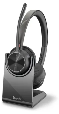Immagine prodotto di POLY Voyager 4320 UC Auricolare Wireless A Padiglione Ufficio USB tipo A Bluetooth Base di ricarica Nero