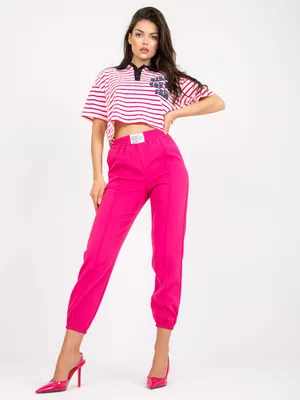 Zdjęcie produktu dla Italy moda Elegante Hosen für Frauen Declanw fuchsie One size