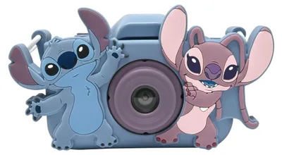 Produktbild von Kinderkamera mit Disney Stitch-Schutzhülle