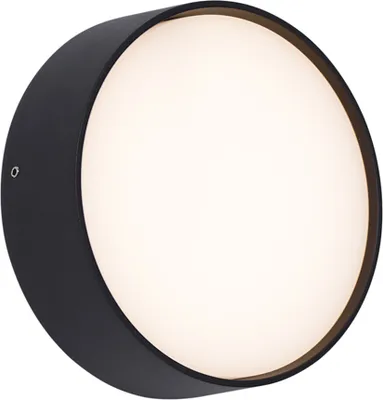 Produktbild von Moderne Außenwandleuchte Schwarz inkl LED IP65 Dop