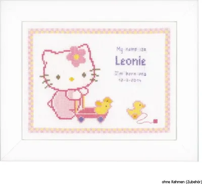 Obrázek produktu pro Vervaco Sada křížkové výšivky Hello Kitty s kachničkou