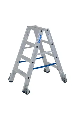 Produktbild von Krause Aluminium-Doppelleiter STABILO fahrbar 2,50 m