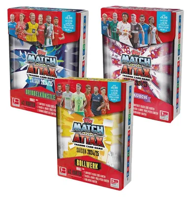 Produktbild von Topps Match Attax Bundesliga - 2024/2025 - Alle 3 verschiedenen Mini Tin Boxen