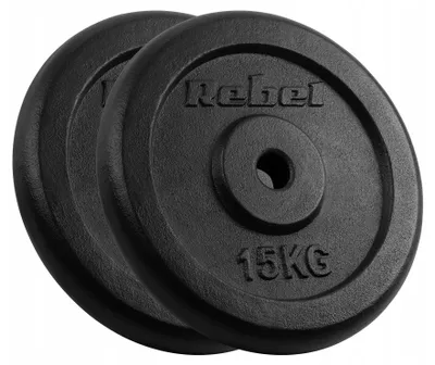 Immagine prodotto di Set di pesi in ghisa 2x15kg 30kg foro 31mm disco classico REBEL