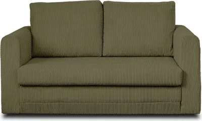 Produktbild von Best Möbel Marilia - 2-Sitzer Sofa, mit Schlaffunktion, aus Cord , Grün