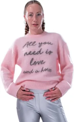 Obrázok produktu pre Ps Of Sweden Citácia Mohair Mix Dámske tričko Rosa M Dámske tričko Rosa M