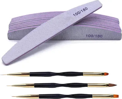 Produktbild von Professionelle Nagelfeile, 13 Stück, Feile 100/180, waschbar, für Nägel, doppelseitig – Friseursalon, Haustiere
