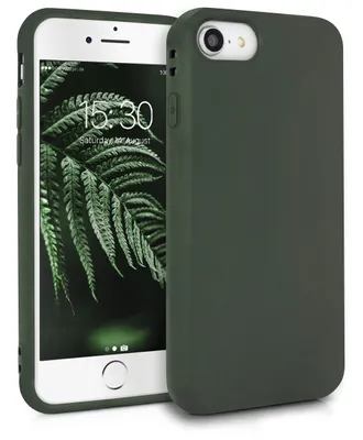 Image de Coque de protection en TPU pour Apple iPhone 7 / 8 / SE (2020) - Coque de téléphone portable vert olive