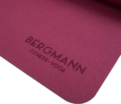 Produktbild von Yogamatte mit Tragegurt, TPE-Fitnessmatte, rutschfeste Gymnastikmatte, umweltfreundliche Übungsmatte, Sportmatte für Yoga, Pilates, Home-Training, 183 x 61 x 0,6 cm