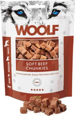 Immagine prodotto di WOOLF pochoutka bocconcini di manzo 100g