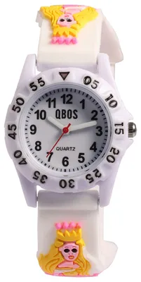 Produktbild von QBOS Kinder Armbanduhr Mineralglas