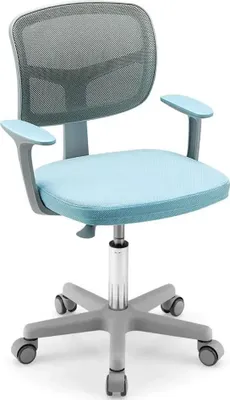 Immagine prodotto di Sedia girevole per bambini HY10252BL con braccioli, blu/grigio