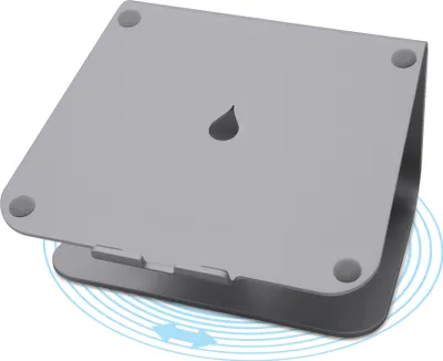 Imagen del producto de RAIN DESIGN mStand 360: Soporte para portátiles, color gris espacial