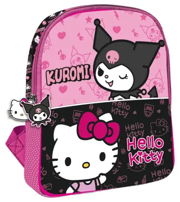 Productafbeelding van Hello Kitty & Kuromi rugzak, tas, 30 cm