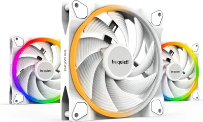 Zdjęcie produktu dla be quiet! Lüfter 140*140*25 Light Wings White PWM speed 3x
