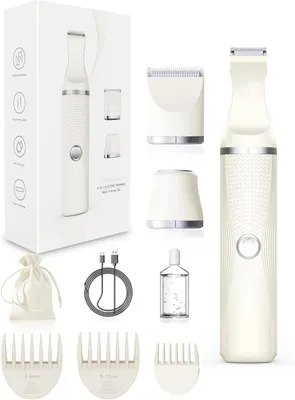 Produktbild von Elektrisch Kit,3-in-1 Intimrasierer für Frauen,Nass-Trockenrasierer Trimmer für Bikinizone Achseln Beine,USB-C wiederaufladbar mit Aufbewahrungstasche