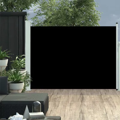 Immagine prodotto di Maison Exclusive - Tenda da sole laterale estensibile, 117x514 cm, colore nero
