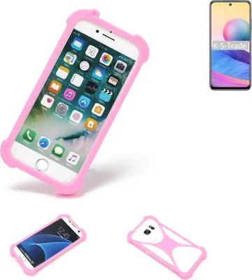 Produktbild von K-S-Trade Handy Hülle kompatibel mit Xiaomi Redmi Note 10 5G Schutz Hülle Bumper Silikon Schutz Hülle Cover Case Silikoncase Silikonbumper TPU