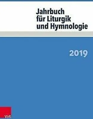 Produktbild von Jahrbuch für Liturgik und Hymnologie