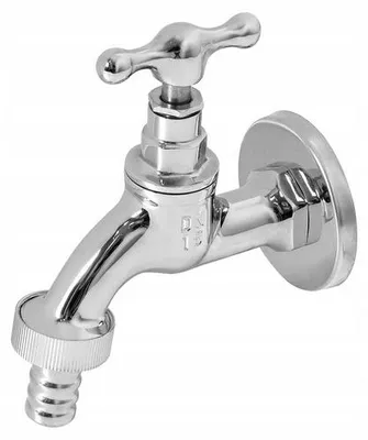 Produktbild von Aqbau Zapfarmatur chromiert 1/2 Zoll mit steigender Spindel