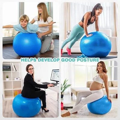 Produktbild von Pilatesball 75 cm für Yoga zu Hause und im Büro