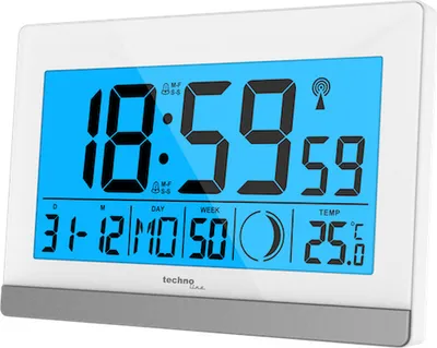 Obrázok produktu pre Technoline WS8056 - digitálny rádiovo riadený budík s ukazovateľom teploty a dátumu