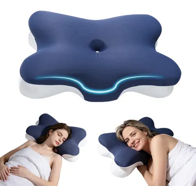 Image de Inovra - Coussin de voyage - Coussin de nuque - Coussin pour la tête - 1 pièce - Confortable - Soutien - Coussin de voyage