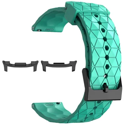 Productafbeelding van Voor Samsung Galaxy Watch 8 / 8 Classic / Ultra 2: siliconen sportband met voetbaldesign, vervanging