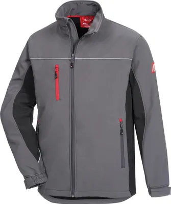Produktbild von "NITRAS® Herren Softshelljacke ""MOTION TEX LIGHT"" grau/schwarz Größe XL"