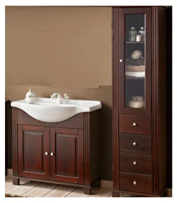 Image de Ensemble meubles de salle de bain complet - 85 cm - Régine