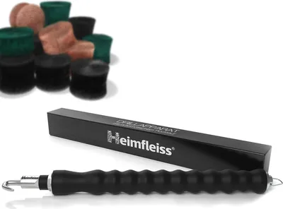 Produktbild von Heimfleiss® Drillapparat Draht Driller mit aut. Rücklauf 310mm - Universale Drahtbinder Rödelzange mit extra starker Spindel - Schwarz Schwarz