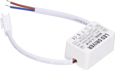 Obrázek produktu pro LED ovladač 300 mA 9-18 VDC Malé rozměry Snadná instalace Dobrý odvod tepla LED transformátor pro domácnost
