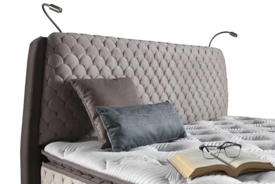 Produktbild von Pointhome Bambi Boxspringbett Set 180 x 200 Borjen Bettkästen mit Matratzen Polsterbett Taschenfederkern Matratze Höhe 33 cm H3