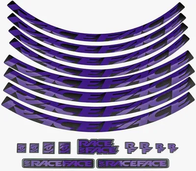 Immagine prodotto di Race Face Turbine R Arc Offset 30 Sticker Viola Viola Taglia unica