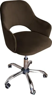 Obrázek produktu pro Křeslo IZMA VELVET hnědé