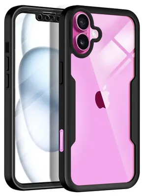 Zdjęcie produktu dla Techsuit Etui ColorVerse 360 + szkło ochronne do iPhone'a 16 Plus – czarne