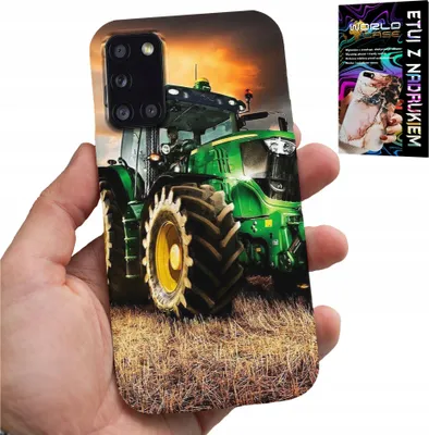 Immagine prodotto di Custodia Per Samsung Galaxy A31 - Fattoria Trattore Fattoria Trattore + Vetro