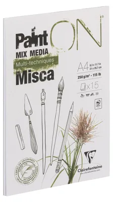 Produktbild von Clairefontaine 976121C, Kunstdruckpapierblock, 250 g/m², 15 Blätter